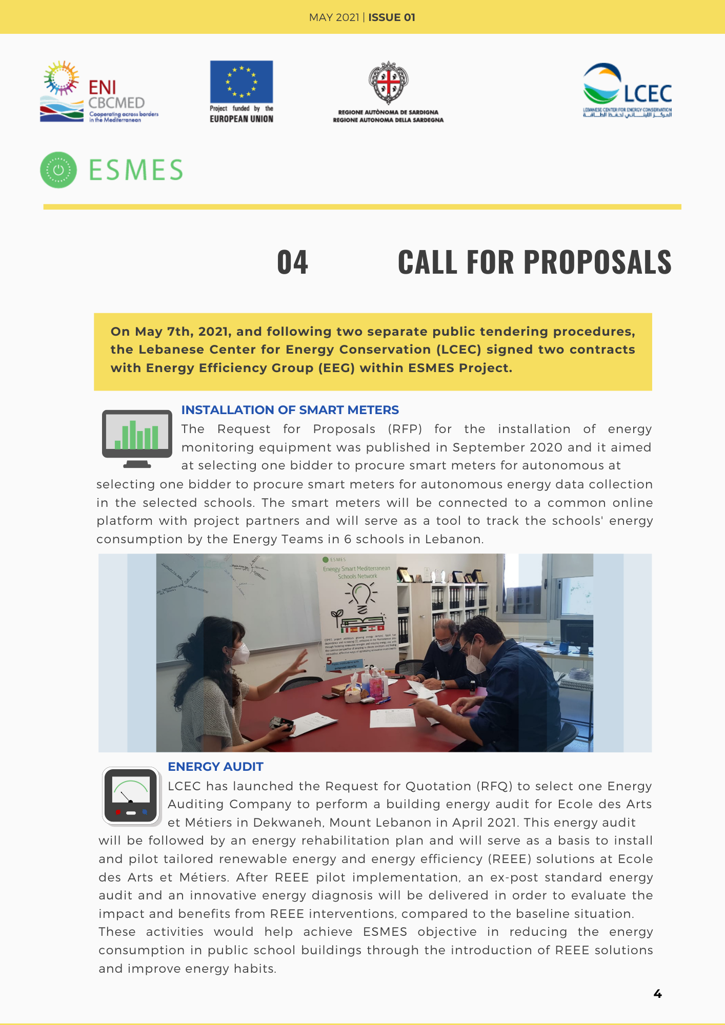 ESMES Newsletter #1 _ P4